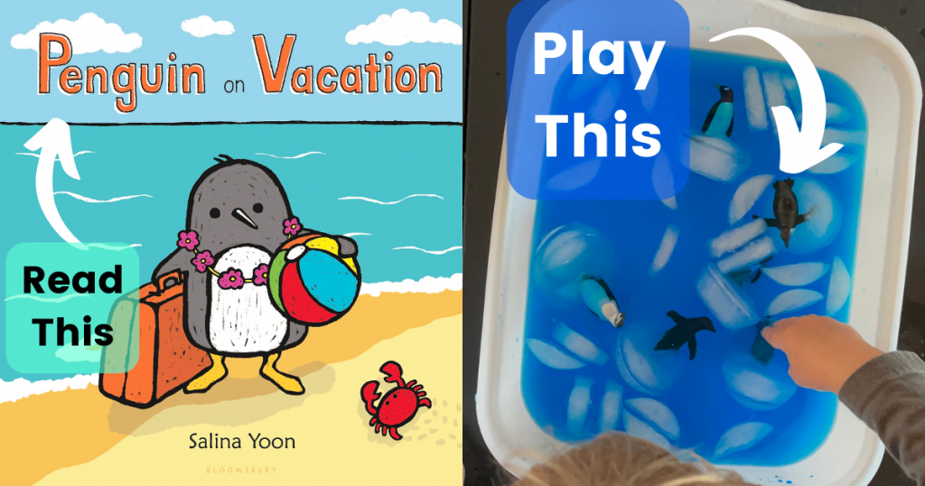Penguin on Vacation - Story Time Craft